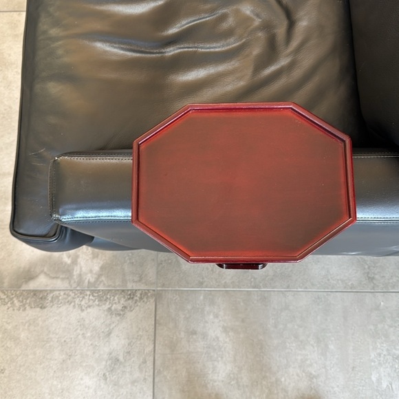 Wood Octagonal sofa armrest Trays - Picture 4 of 8